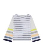 Autumn Cashmere white color striped cashmere top - S - new!, Kleding | Dames, Autumn Cashmere, Wit, Nieuw, Ophalen of Verzenden