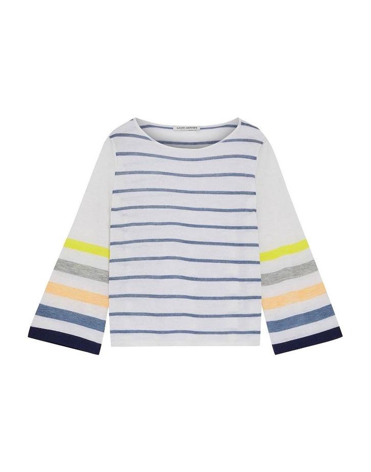 Autumn Cashmere white color striped cashmere top - S - new!, Kleding | Dames, Tops, Nieuw, Maat 36 (S), Wit, Zonder mouw, Ophalen of Verzenden
