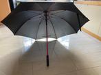 FARE grote automatische paraplu - donkergrijs/rood (nieuw), Nieuw, Grijs, Ophalen of Verzenden