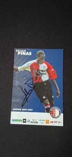 Spelerskaart met handtekening; Brian Pinas # Feyenoord, Verzenden, Nieuw, Feyenoord, Spelerskaart
