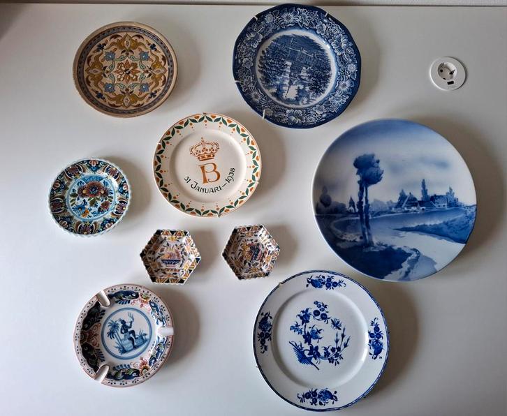 Diverse (antieke) borden, Antiek en Kunst, Antiek | Wandborden en Tegels, Ophalen of Verzenden