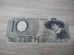 Vrijwel UNC biljet 10 gulden Staalmeester, 1943, Postzegels en Munten, Bankbiljetten | Nederland, Ophalen of Verzenden, 10 gulden
