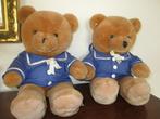 2 Mooie Beren van de Bijenkorf., Verzamelen, Beren en Cherished Teddies, Ophalen of Verzenden, Zo goed als nieuw, Stoffen beer