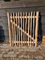 Kastanje Houten Hekje Schapenhek 120x100cm, Ophalen of Verzenden, Hout, Draaipoort, 150 tot 200 cm