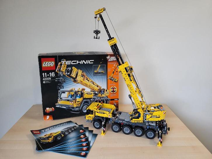Lego Technic 42009 Mobiele Kraan MKII - Compleet!, Kinderen en Baby's, Speelgoed | Duplo en Lego, Zo goed als nieuw, Lego, Complete set