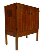 Vintage audio meubel tv kastje teak fineer jaren 70, Huis en Inrichting, Kasten | Televisiemeubels, Gebruikt, Vintage, 50 tot 100 cm
