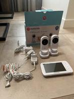 Motorola Babyfoon met camera’s, Kinderen en Baby's, Babyfoons, Ophalen of Verzenden, Terugspreekfunctie, Zo goed als nieuw