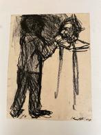 Kees Verwey - Kunstenaar in Atelier, 1970, Antiek en Kunst, Ophalen of Verzenden