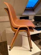 Twee gekleurde stoelen - Terra roze & Okergeel, Ophalen, Kunststof, Twee, Overige kleuren