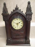 Antieke gotisch tafel klok Bennet 65 & 64 Cheapside London, Antiek en Kunst, Antiek | Klokken, Ophalen of Verzenden