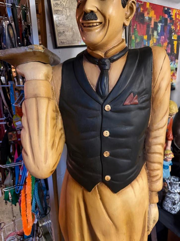 Charlie Chaplin Butler Beeld, Antiek en Kunst, Kunst | Beelden en Houtsnijwerken, Ophalen