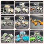Vintage klip oorbellen, Sieraden, Tassen en Uiterlijk, Oorbellen, Ophalen of Verzenden, Zo goed als nieuw, Overige materialen