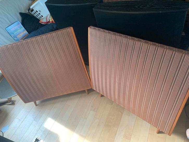 Quad  ESL 57 Luidsprekers - Set van 2, Audio, Tv en Foto, Luidsprekers, Gebruikt, Front, Rear of Stereo speakers, 60 tot 120 watt