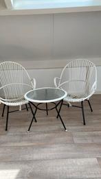 Rotan stoelen en tafel, Ophalen, Gebruikt