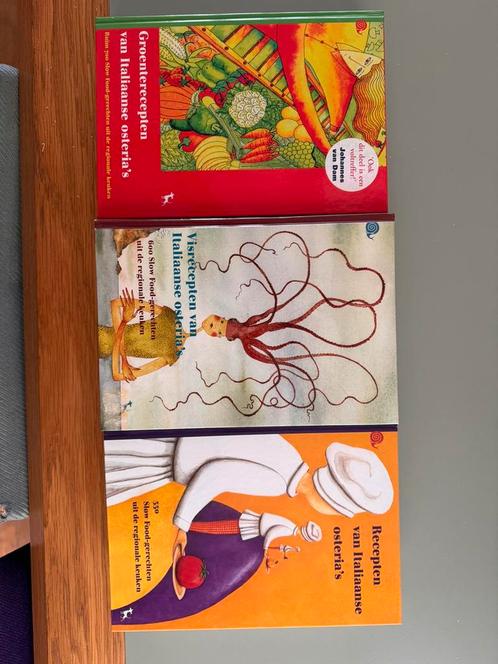 Prachtige serie Italiaanse kookboeken van de Osteria’s, Boeken, Kookboeken, Nieuw, Italië, Ophalen of Verzenden