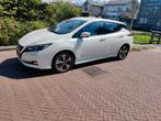 Topconditie Nissan Leaf N-Connecta 40kWh 2019, Auto's, Nissan, Zwart, USB, Leder en Stof, Wit