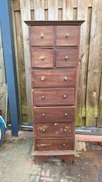 Antieke kast B 51 cm. D 43 cm. H 148cm, Huis en Inrichting, Ophalen, Gebruikt, 50 tot 100 cm, Minder dan 100 cm