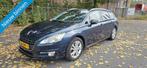 Peugeot 508 SW 1.6 THP Allure, Auto's, Peugeot, Voorwielaandrijving, Zwart, Blauw, Leder en Stof