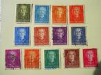 Nederland 1949 Kon. Juliana en face uit Nvph.518-533 gest., Postzegels en Munten, Postzegels | Nederland, Ophalen of Verzenden
