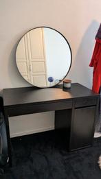 Ikea bureau, zwart, Huis en Inrichting, Ophalen, Zo goed als nieuw, Bureau