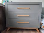 Commode Bopita Fenna - Grijs met hout, Kinderen en Baby's, Kinderkamer | Commodes en Kasten, Ophalen, 50 tot 70 cm, 90 tot 105 cm