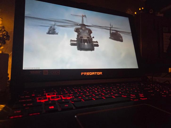 Acer Predator PH-315, Computers en Software, Windows Laptops, Zo goed als nieuw, 15 inch, SSD, 2 tot 3 Ghz, 16 GB, Qwerty, Met videokaart