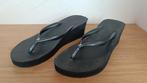 Havaianas high 41-42, Slippers, Zwart, Ophalen of Verzenden, Zo goed als nieuw