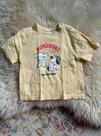 Lichtgeel t shirt H&M maat 86, Kinderen en Baby's, Babykleding | Maat 86, Ophalen of Verzenden, Gebruikt, Jongetje of Meisje, Shirtje of Longsleeve