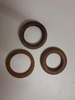3 houten ringen voor bv. mini handwerkje, Hobby en Vrije tijd, Knutselen, Ophalen of Verzenden, Zo goed als nieuw, Materiaal