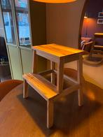 Opstapje kruk massief hout, Ophalen, Zo goed als nieuw, Hout