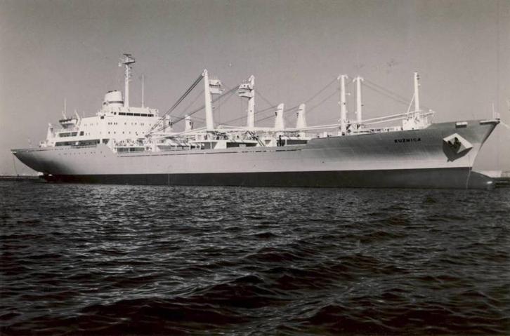 Vrachtschip Kuznica - Polish Ocean Lines - foto 18 x 12 cm, Verzamelen, Scheepvaart, Zo goed als nieuw, Kaart, Foto of Prent, Ophalen of Verzenden