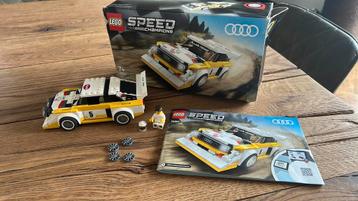 lego Audi Speed champions 76897. Incl boekje en doos beschikbaar voor biedingen