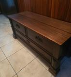 Eiken dekenkist, Ophalen, Minder dan 50 cm, Gebruikt, 50 tot 100 cm