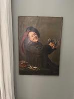 Schilderij “ de vrolijke drinker”, Ophalen, 50 tot 75 cm, Schilderij, 75 cm of meer