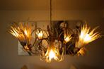 Ambachtelijk gemaakte sierlijke hanglamp / kroonluchter, Huis en Inrichting, Lampen | Hanglampen, Sierlijk, kunstig, bloemig, Metaal
