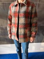 American Vintage geruite wollen jas in tartan ruit, maat M/L, American Vintage, Ophalen of Verzenden, Gedragen