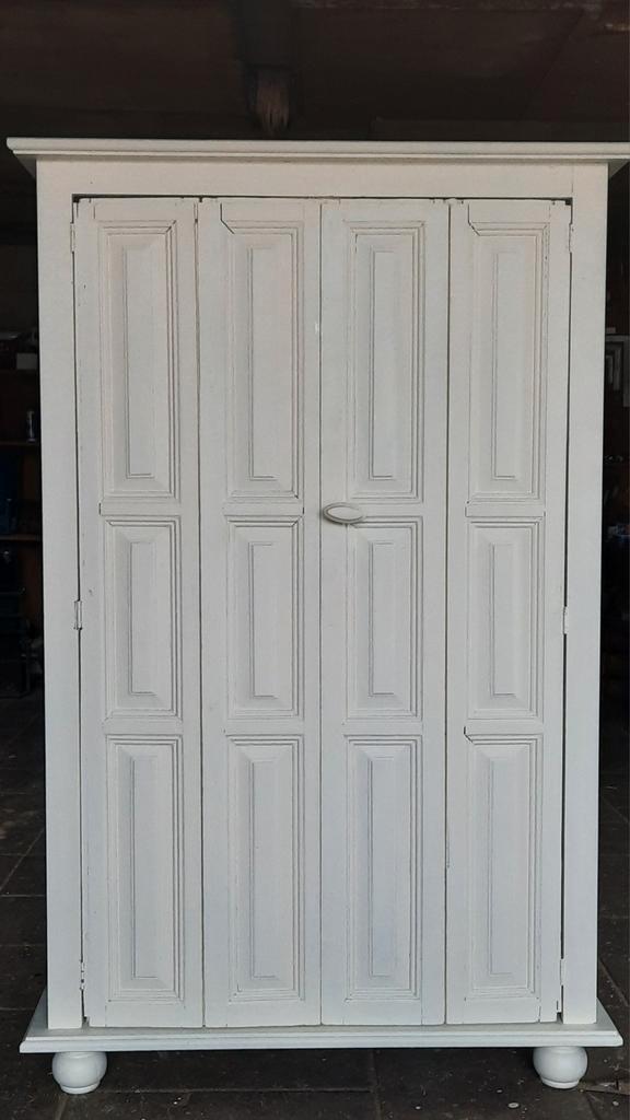 TV Kast gemaakt van oude luiken 24 (nuzzelspul), Huis en Inrichting, Kasten | Televisiemeubels, Zo goed als nieuw, 100 tot 150 cm