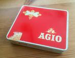 Sigarenblikje Agio, Ophalen of Verzenden, Gebruikt, Tabaksdoos of Verpakking