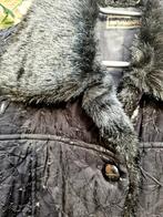 Stoere vintage gothic/y2k warme faux fur bodywarmer, Kleding | Dames, Bodywarmers, Ophalen of Verzenden, Zo goed als nieuw, Maat 42/44 (L)