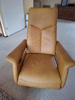 Relax fauteuil, Ophalen, Minder dan 75 cm, Leer, Zo goed als nieuw