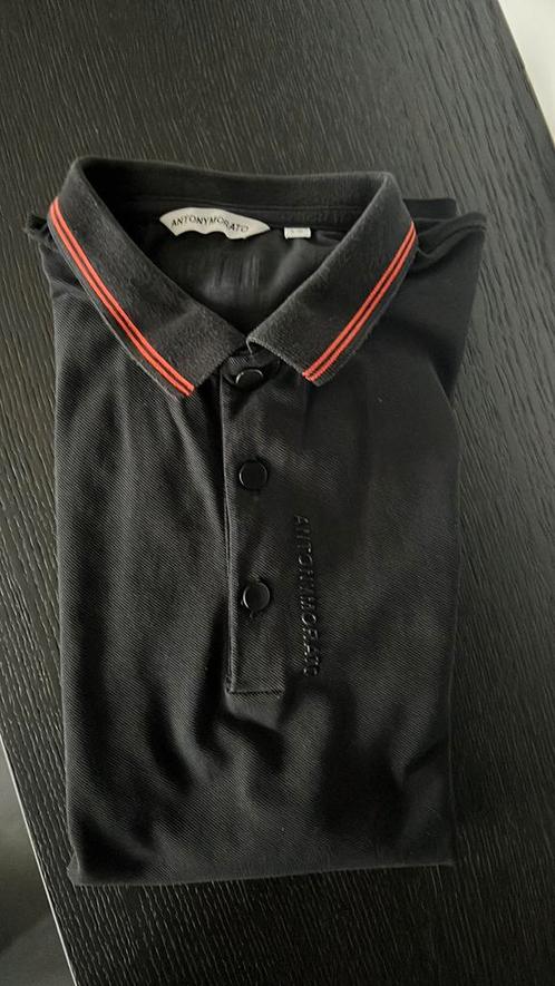 ZGAN longsleeve polo shirt ANTONY MORATO zwart  12 = 152,, Kinderen en Baby's, Kinderkleding | Maat 152, Zo goed als nieuw, Jongen