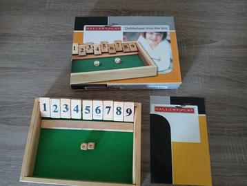 Dobbelspel shut the box beschikbaar voor biedingen