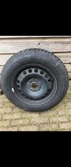 VW  5 x112 Continental WinterContact TS 860 195/65 R15, Ophalen, Gebruikt, 15 inch, Banden en Velgen