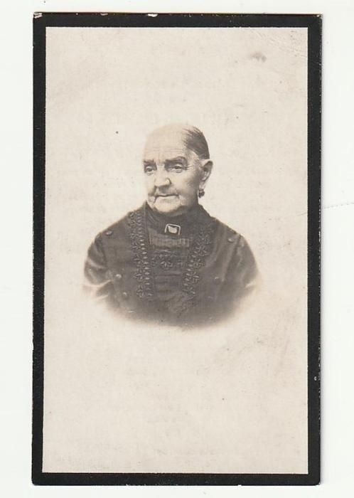 Bidprentje Rosalie SUETENS Mechelen 1831 Ginneken 1916, Verzamelen, Bidprentjes en Rouwkaarten, Bidprentje, Verzenden