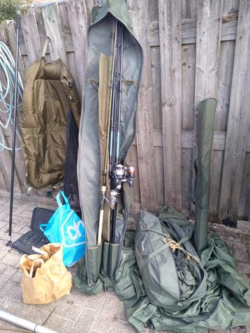 Complete Karper Vis Set - Hengels, Tent, Piepers & Meer! beschikbaar voor biedingen