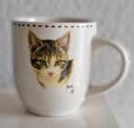 Beker Francien met Katten opdrukken, Huis en Inrichting, Ophalen of Verzenden, Zo goed als nieuw, Overige stijlen, Kop(pen) en/of Schotel(s)