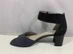 Gabor, maat 38 Nieuwe sierlijke  grijs, zwarte sandalen, Verzenden, Zwart, Gabor, Nieuw