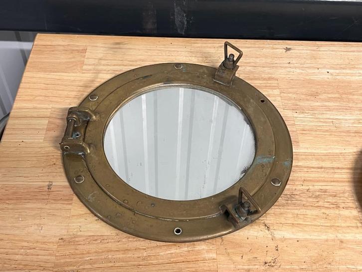 Patrijspoort spiegel 30 cm, Watersport en Boten, Accessoires en Onderhoud, Gebruikt, Overige typen, Ophalen of Verzenden