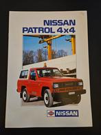 Brochure Nissan Patrol 4x4 1987, Ophalen of Verzenden, Zo goed als nieuw, Nissan