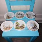 Onderzetters met vogel afbeeldingen vohenstrauss Bavaria 6x, Ophalen, Gebruikt, Glas of Kopje